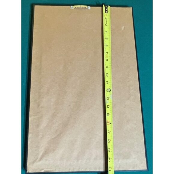 President Ronald Reagan Wall Hanging Picture Brass Plaque in Frame 21 X 14" Read - Picture 4 of 4